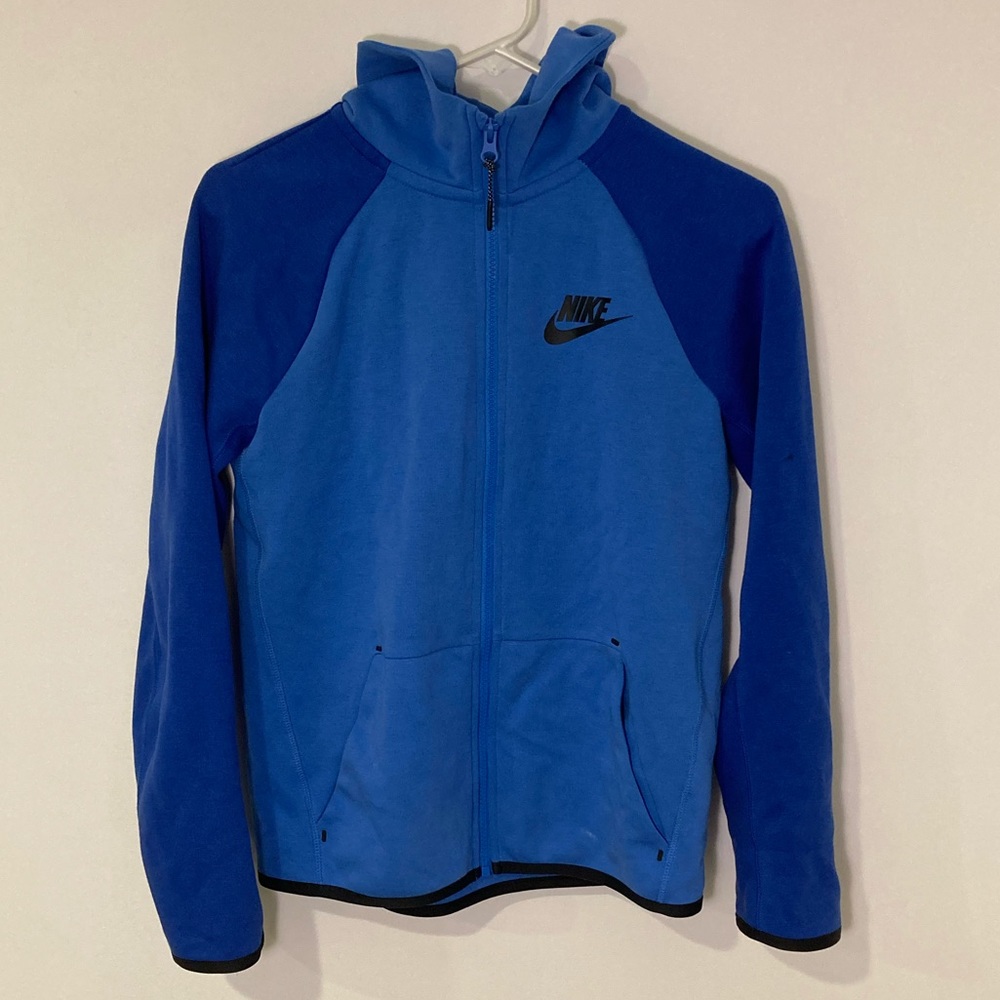 Premium Quality Nike Tech Fleece hoodie blue